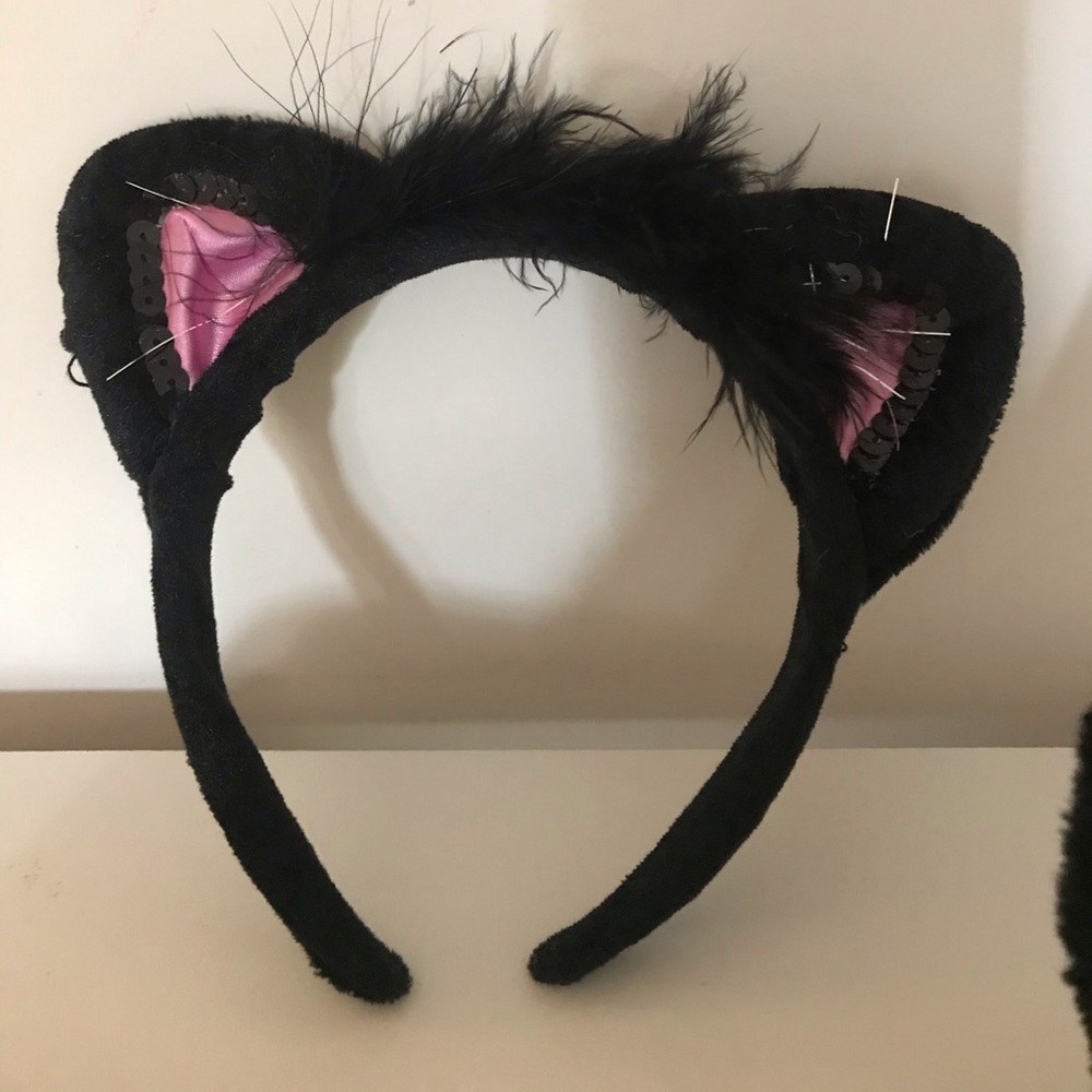 Cat ears and tail!